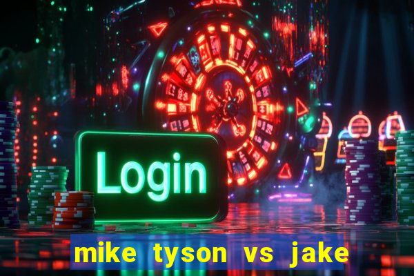 mike tyson vs jake paul assistir online